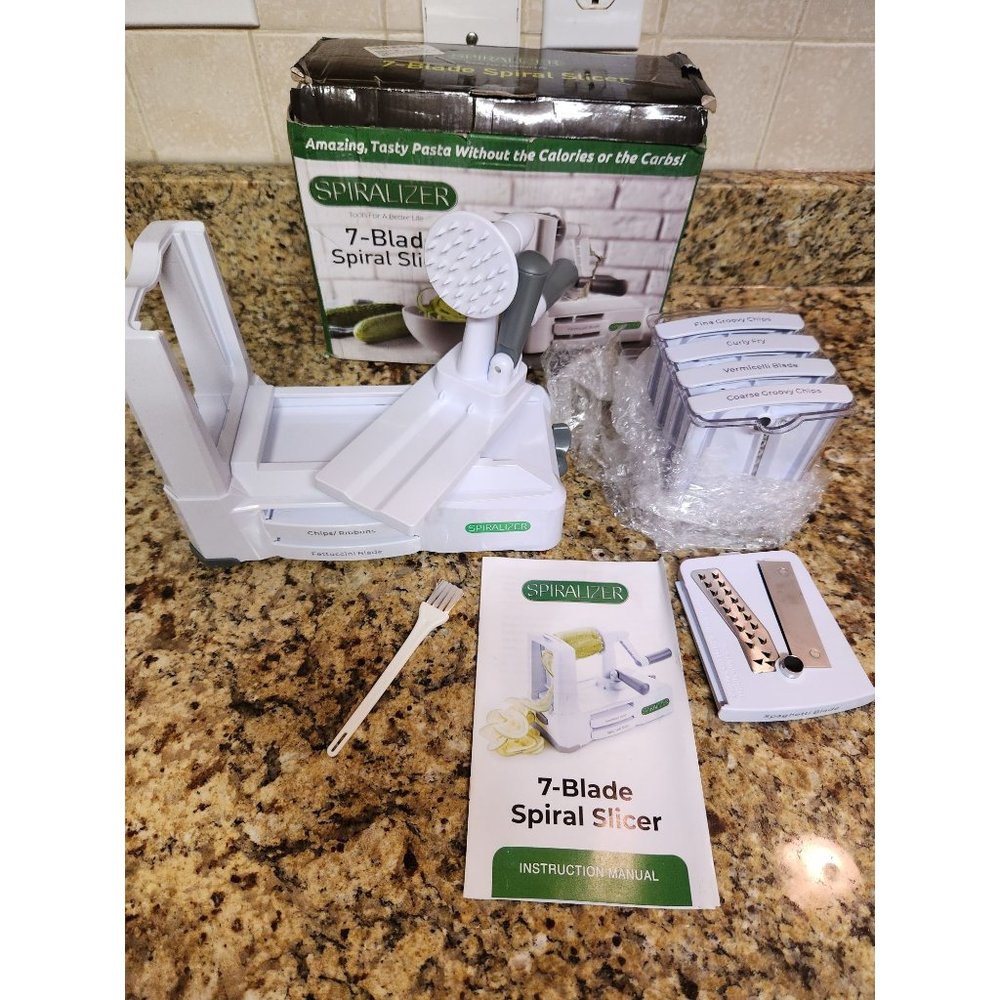 Spiralizer 7-Blade Vegetable Slicer, Strongest-and-Heaviest Spiral Slicer